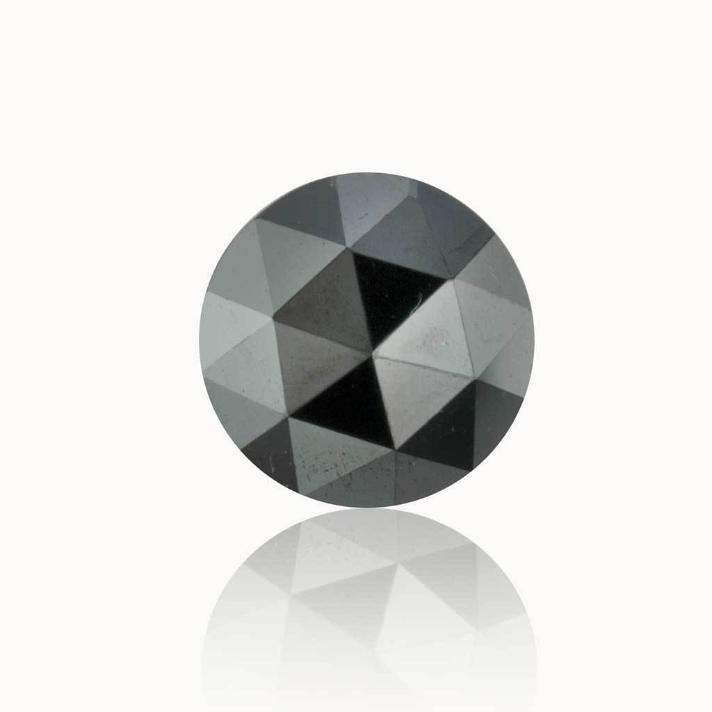 0.53 ct. Jet Black Round Diamond