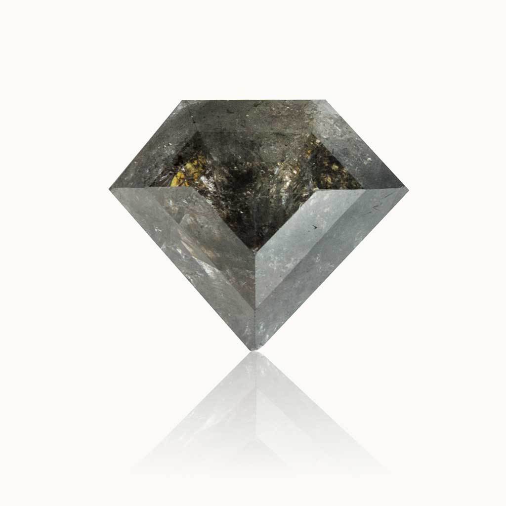 1.65 ct. Grey Salt & Pepper Geometric Diamond