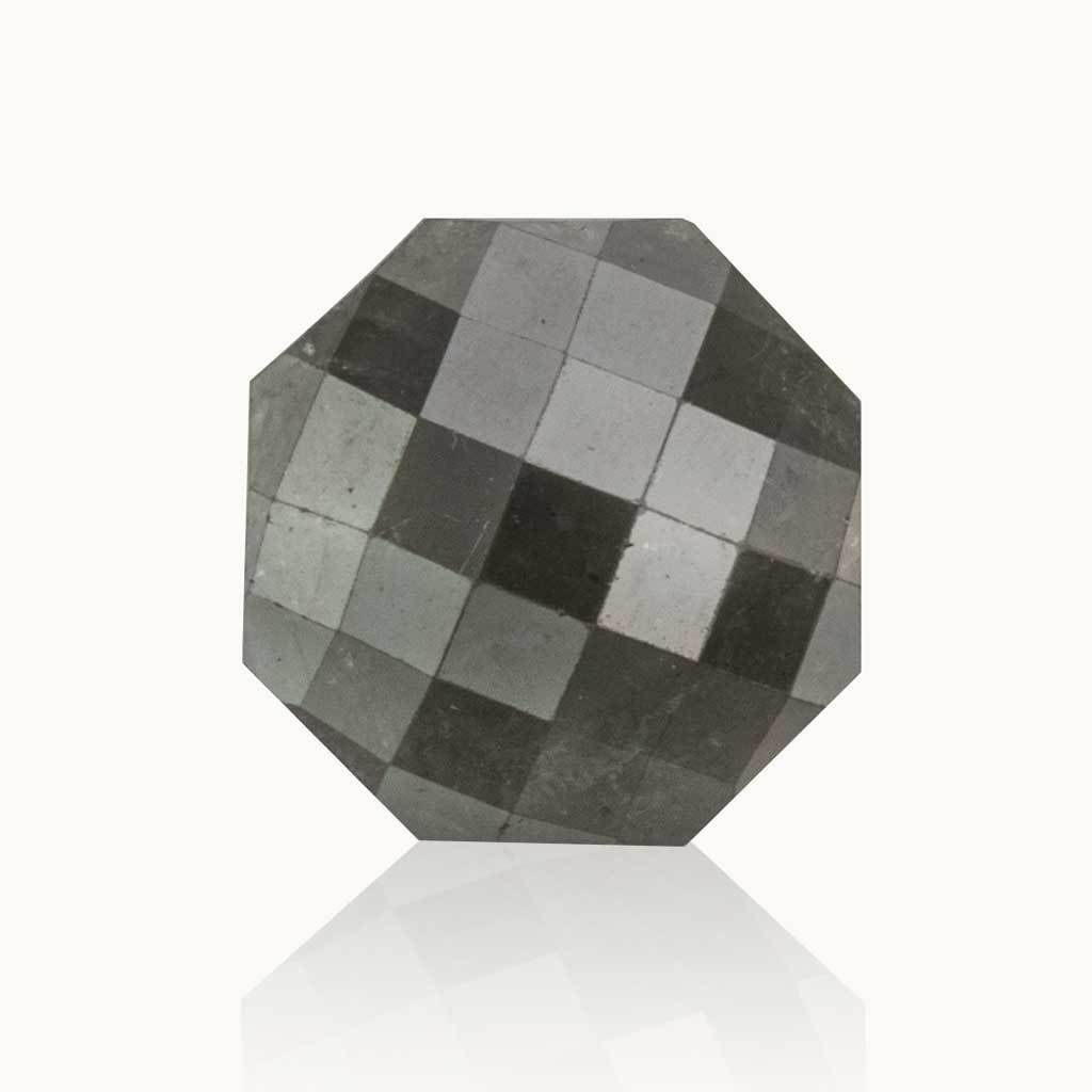 1.21 ct. Ash Grey Geometric Round Diamond