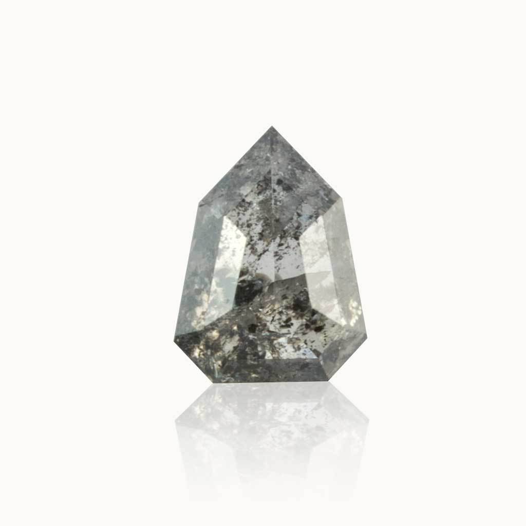 0.65 ct. Salt & Pepper Geometric Diamond
