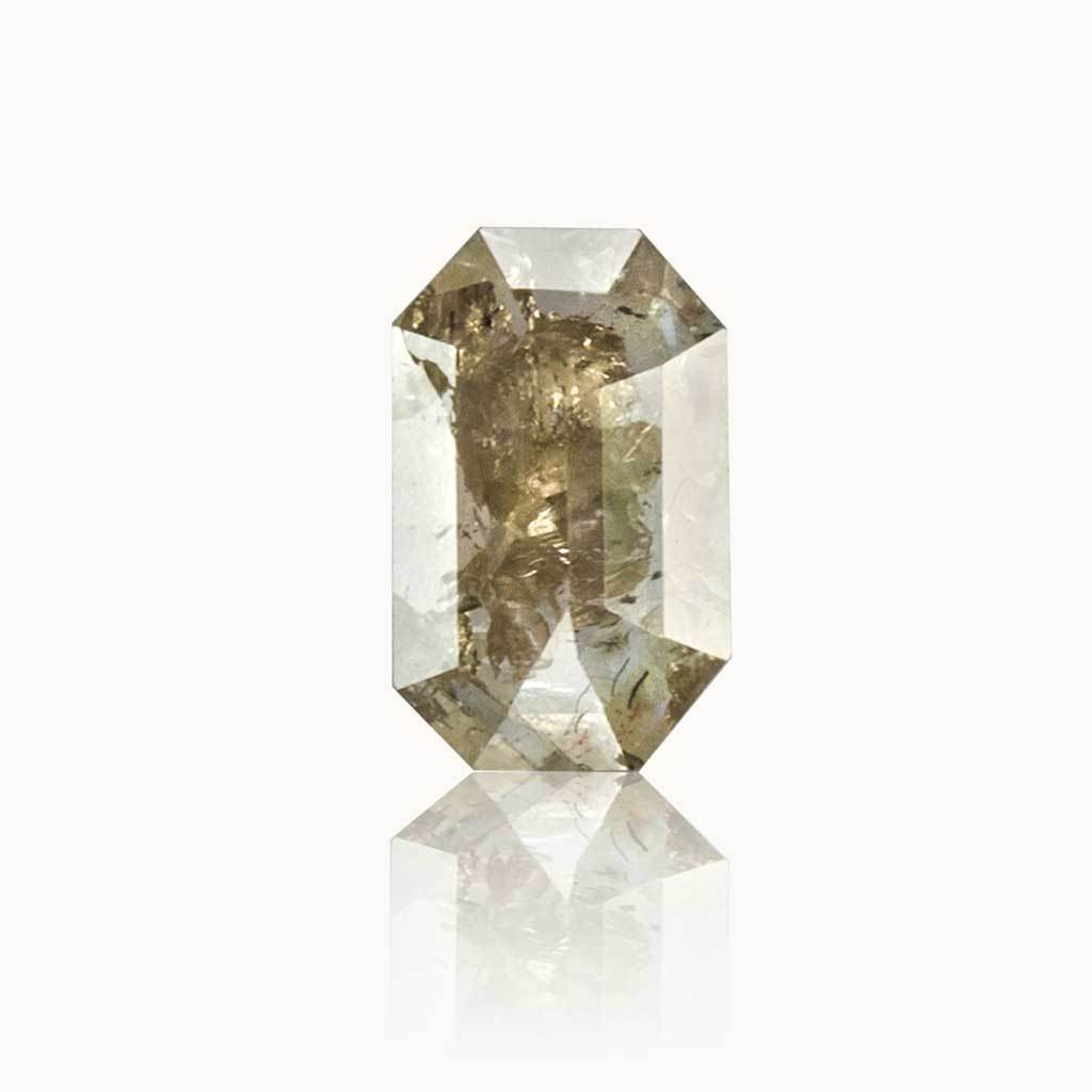 0.45 ct. Stardust Grey Emerald Diamond